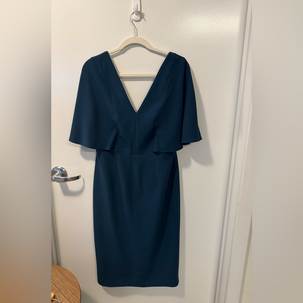 Dress the Population | Louisa Dress in Peacock Blue | Size: M